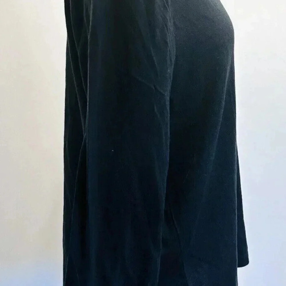 NWT SO GOODS FOR LIFE Juniors Long Sleeve Pullover V-Neck Black Shirt Size XXL - Picture 9 of 10